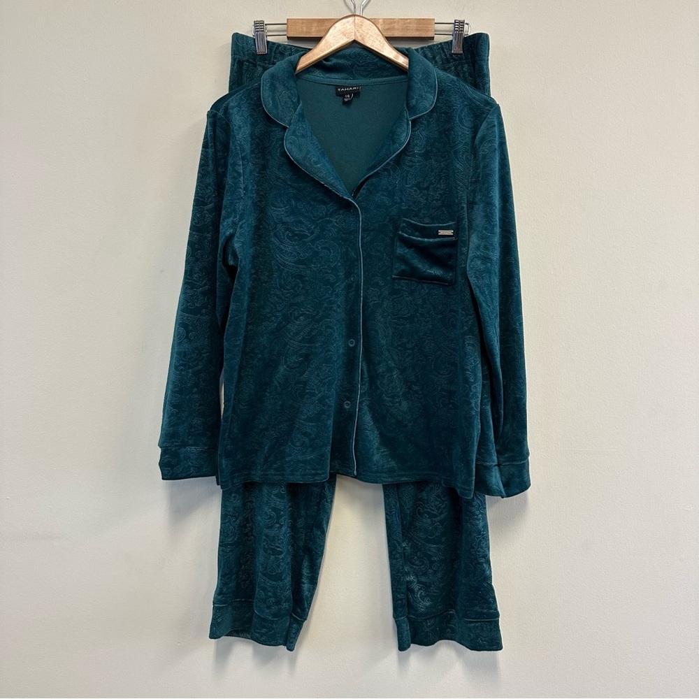 Tahari Teal Women's Pajama Set